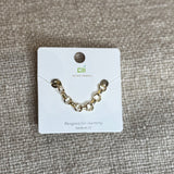 Gold Circle Link Bracelet Chain