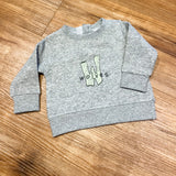 Infant Hand Drawn Wolves Crewneck