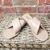 Crisscross Strap Flat Sandals