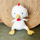 Cuddle Me Chicken w/ Rattle 9"