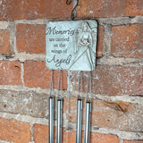 Memorial Pebble Angel Windchime