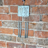 Memorial Pebble Angel Windchime