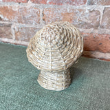 Woven Mushroom Figurine
