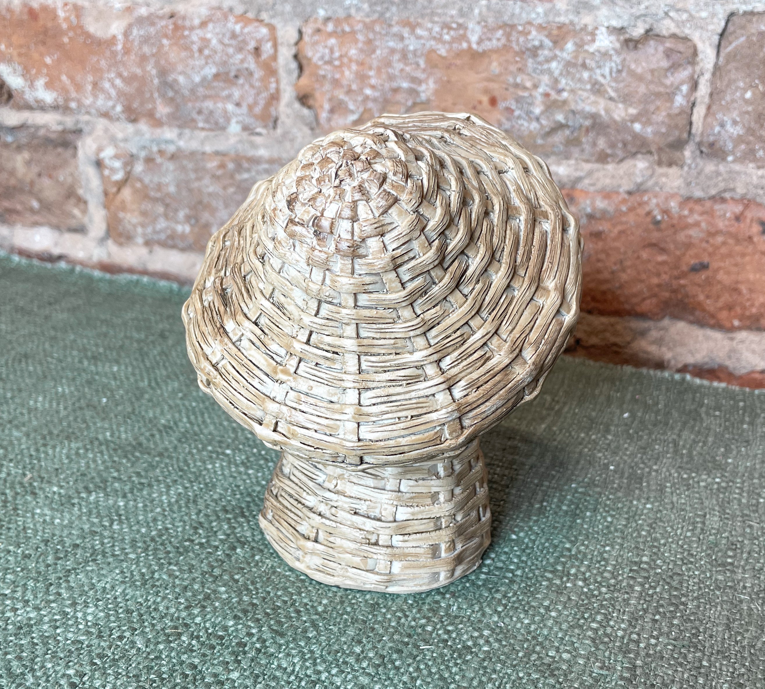 Woven Mushroom Figurine