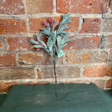 Frosted Mistletoe Berry Pick 12”