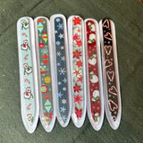 Glass Holiday Nail File 5.5”