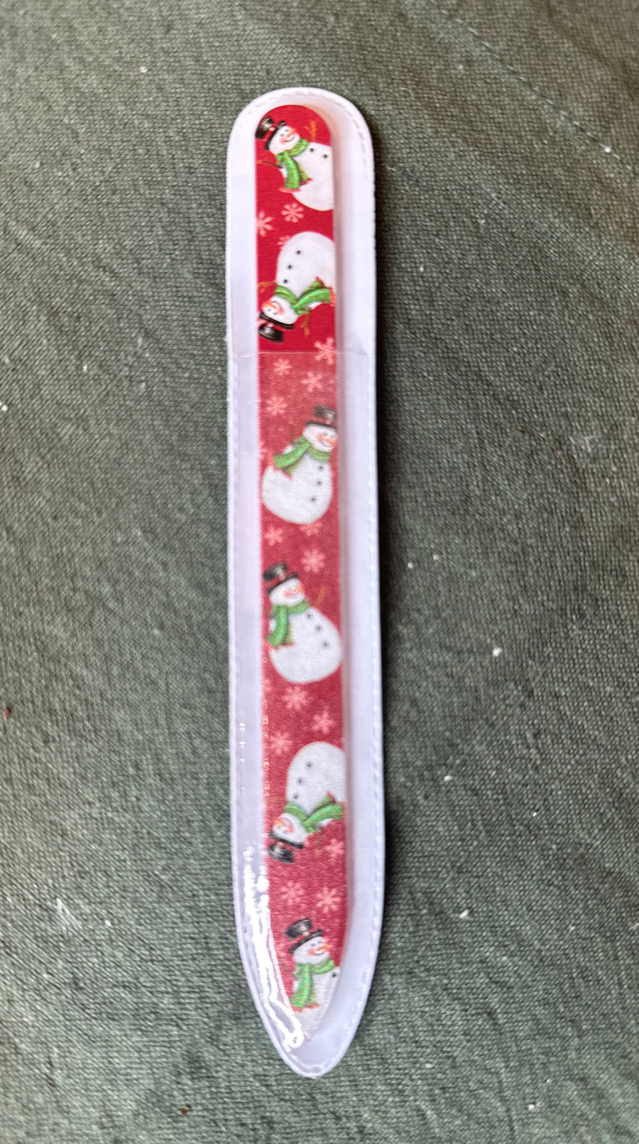 Glass Holiday Nail File 5.5”