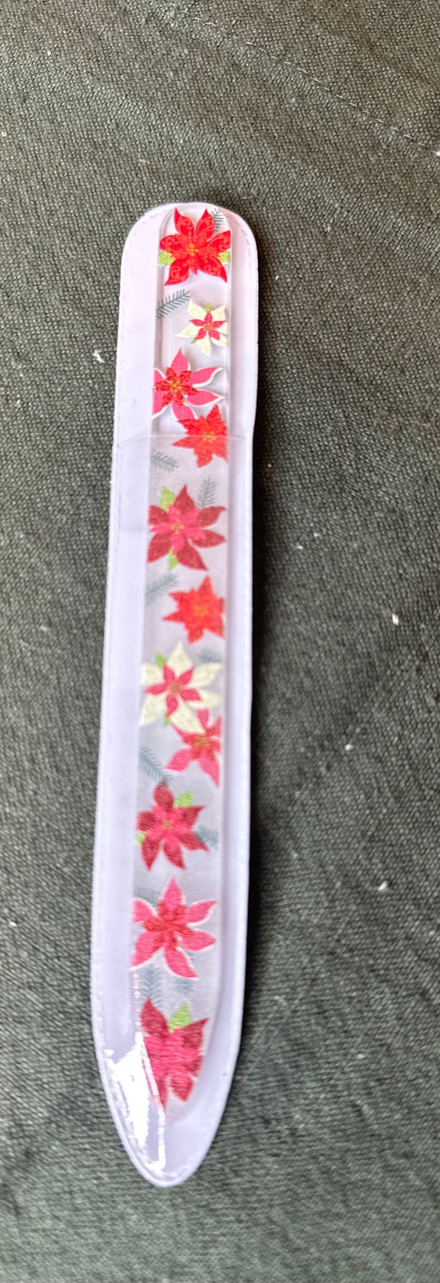 Glass Holiday Nail File 5.5”