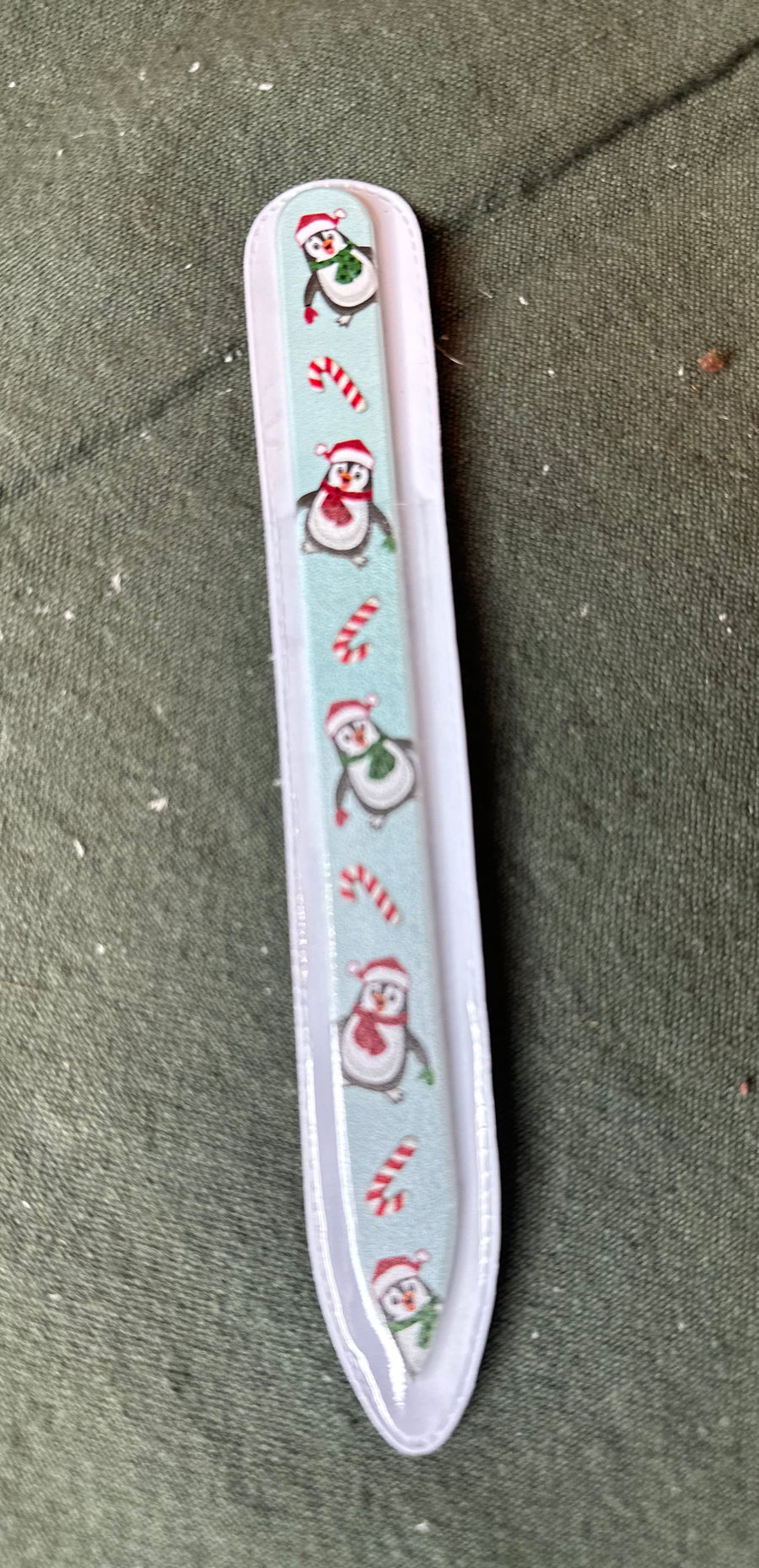 Glass Holiday Nail File 5.5”