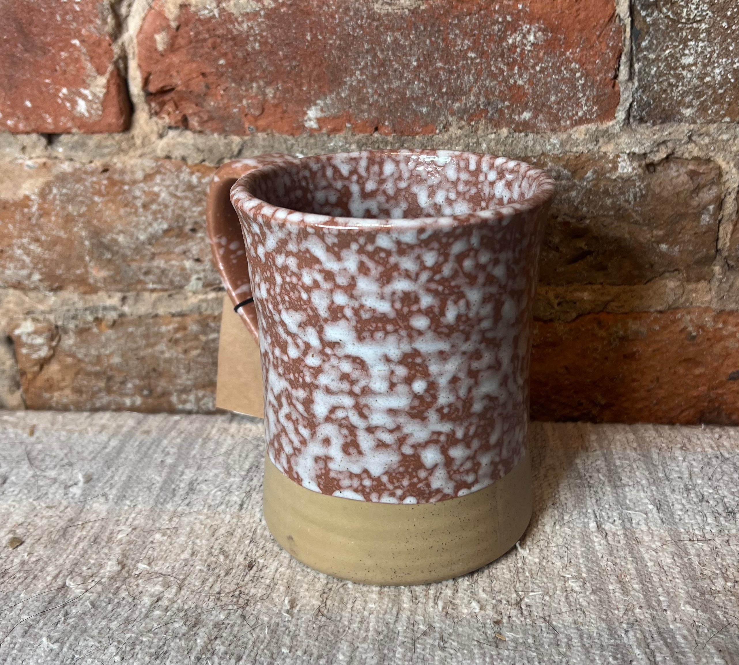 Speckled Stoneware Mug w/Glaze 4"
