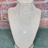 Hammered Disc Necklace