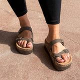 Avril Platform Cork Sole Sandal