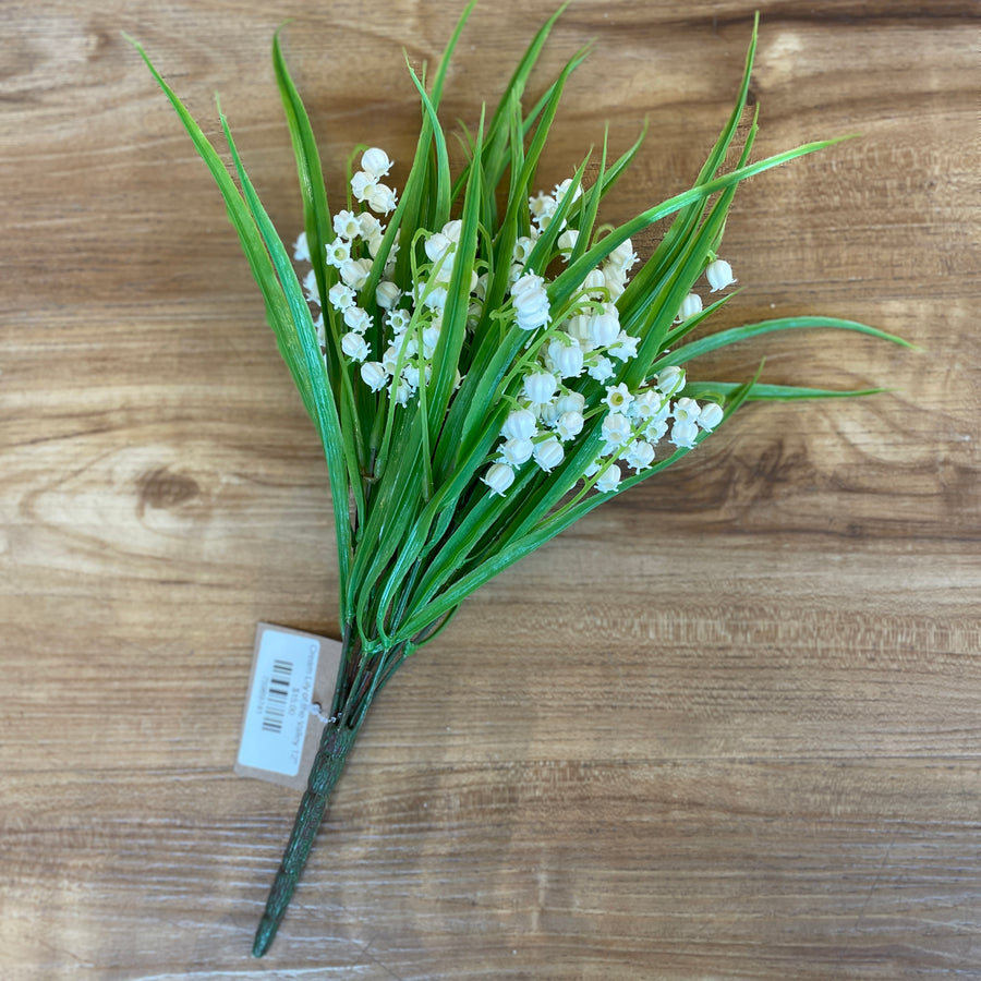 Cream Lily of the Valley 12"