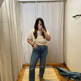 Mona Crop Straight Vervet Jeans