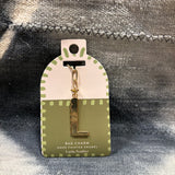 Initial Bag Charm