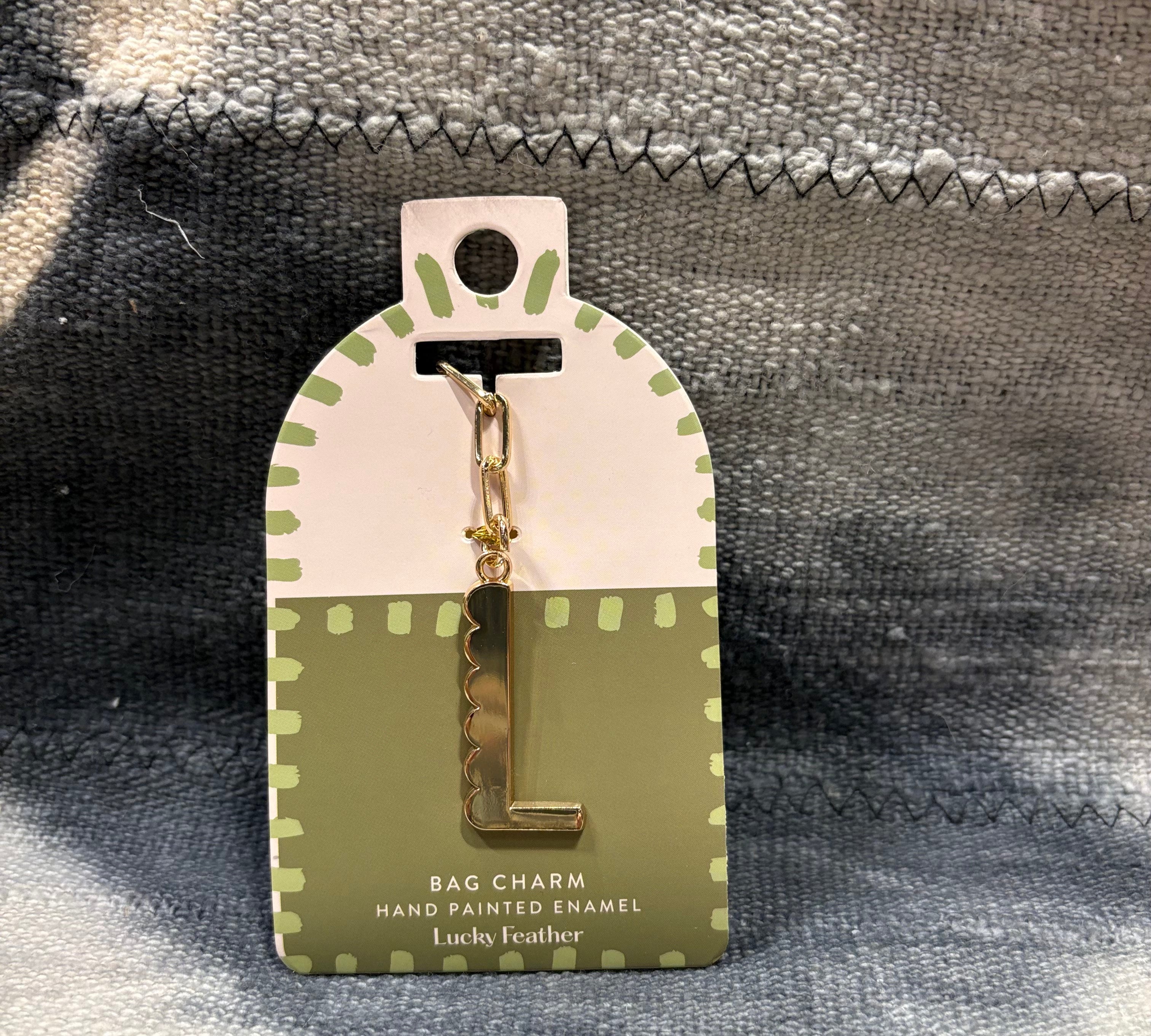 Initial Bag Charm