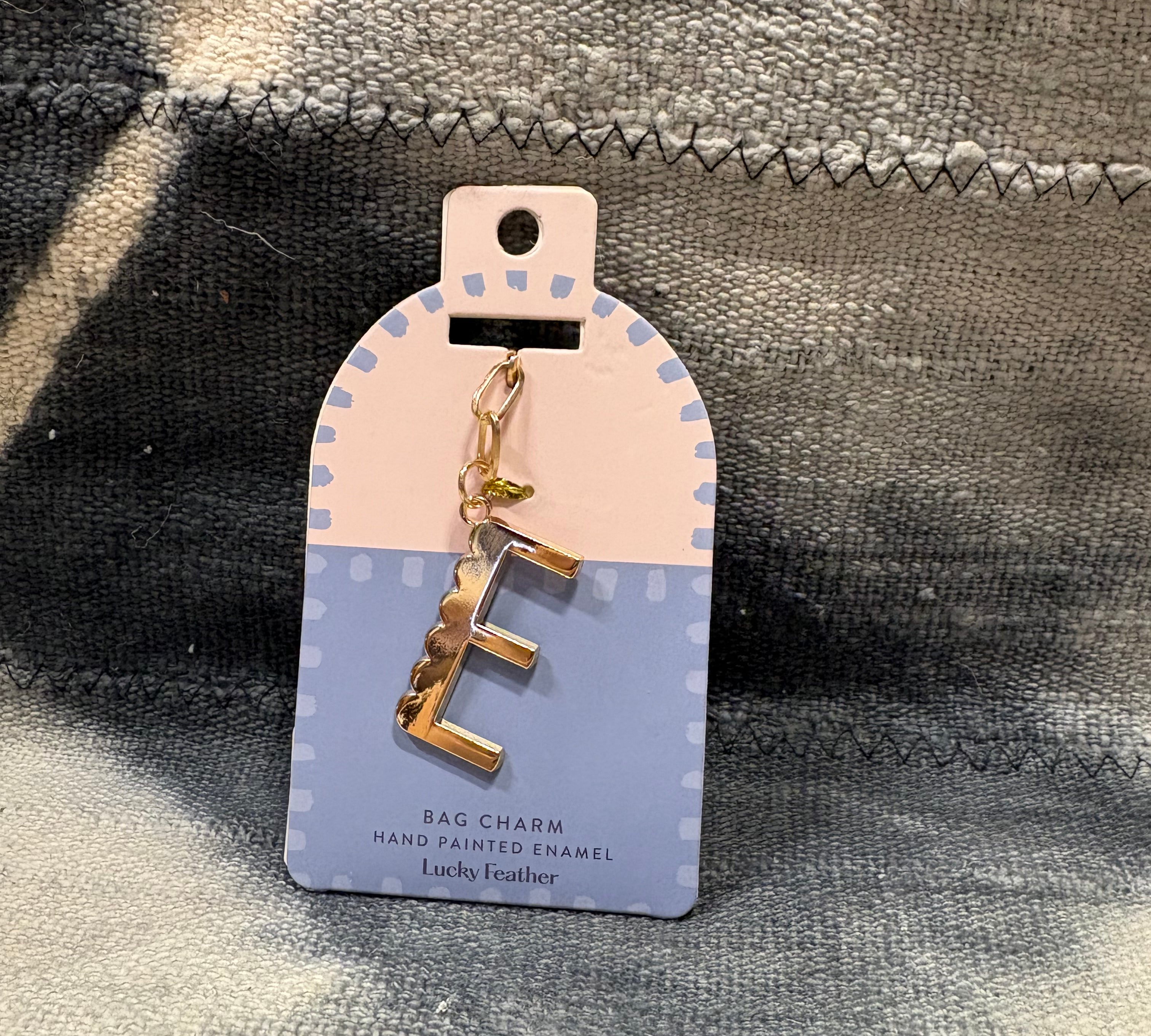 Initial Bag Charm