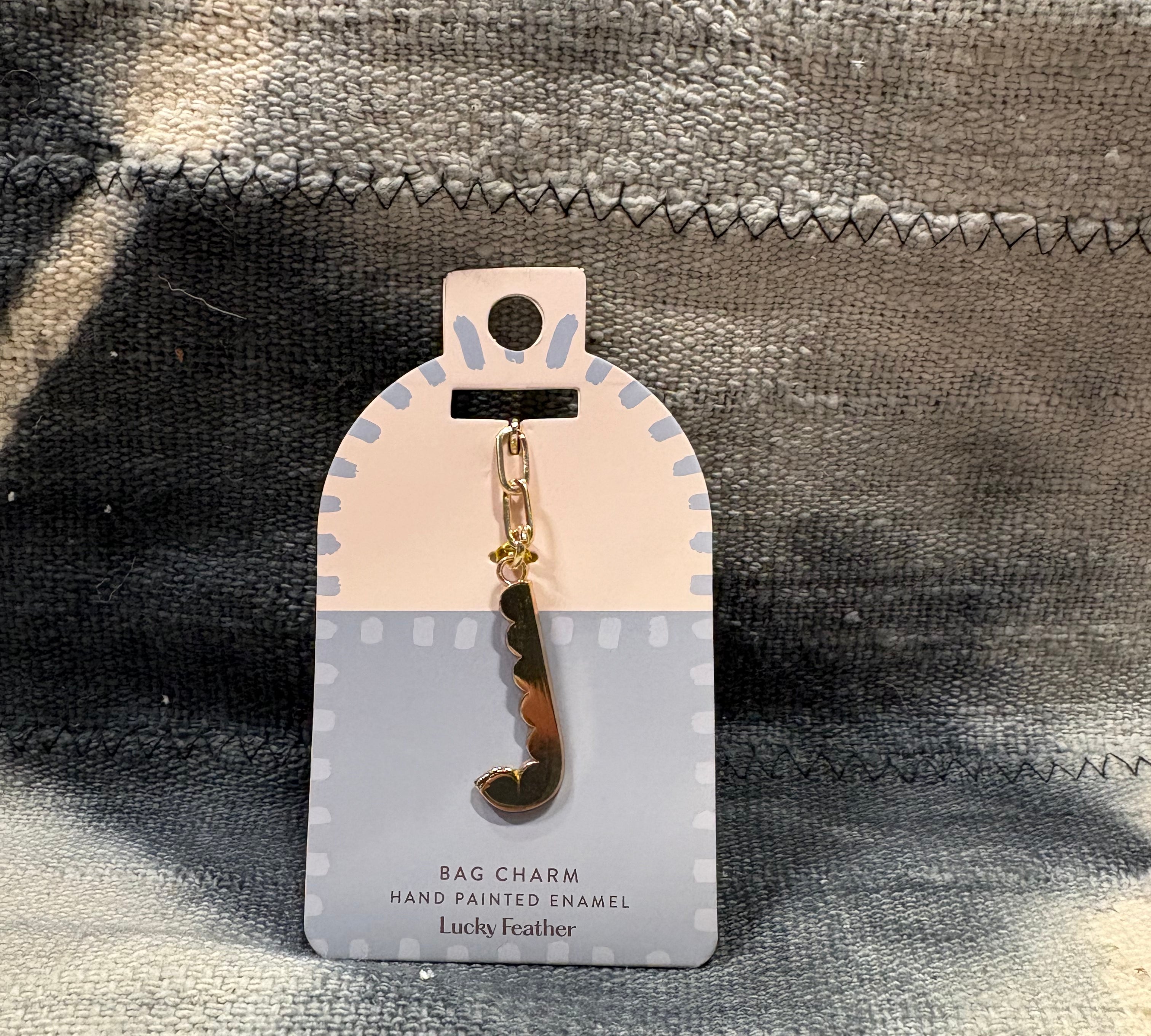 Initial Bag Charm