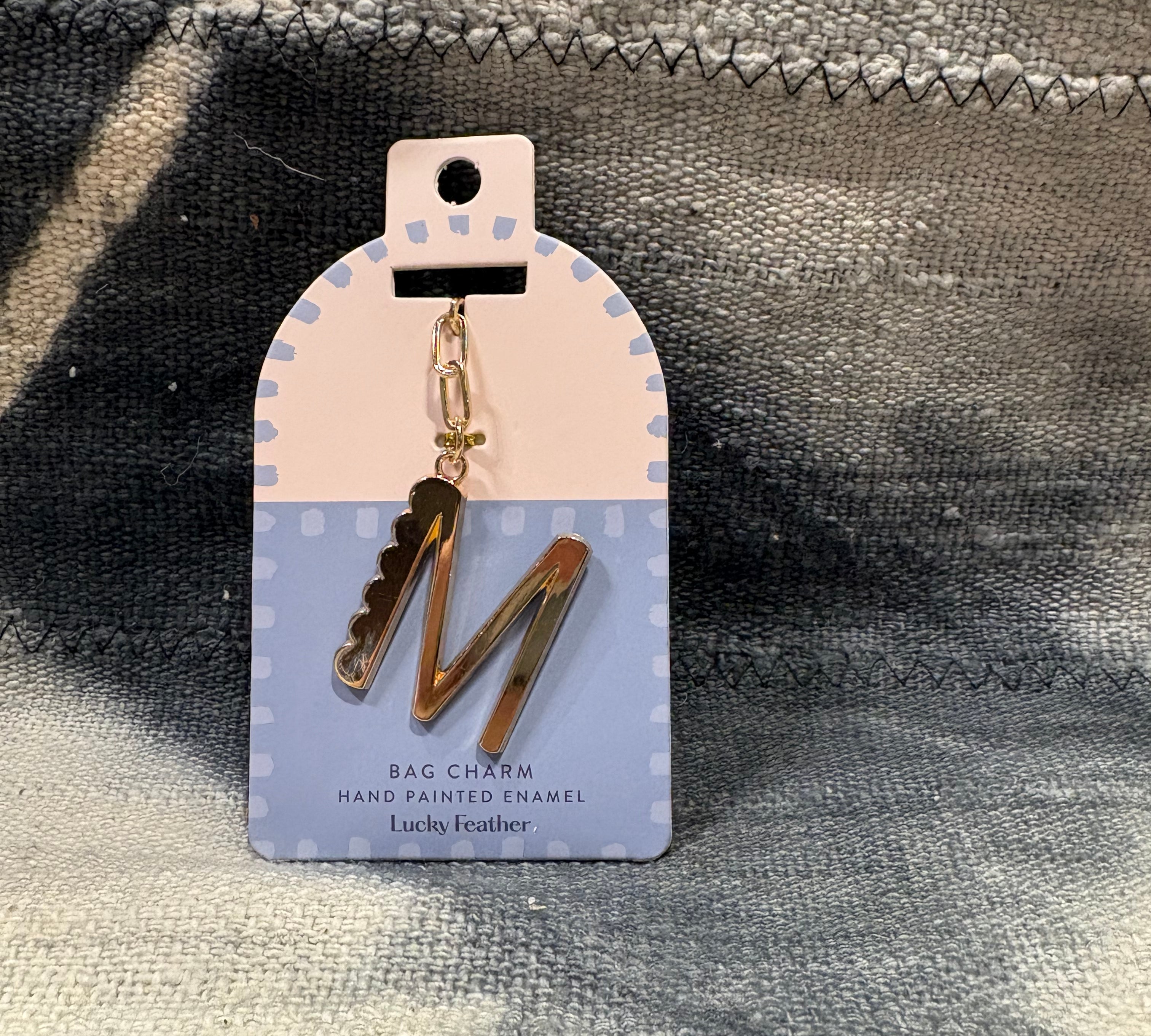 Initial Bag Charm