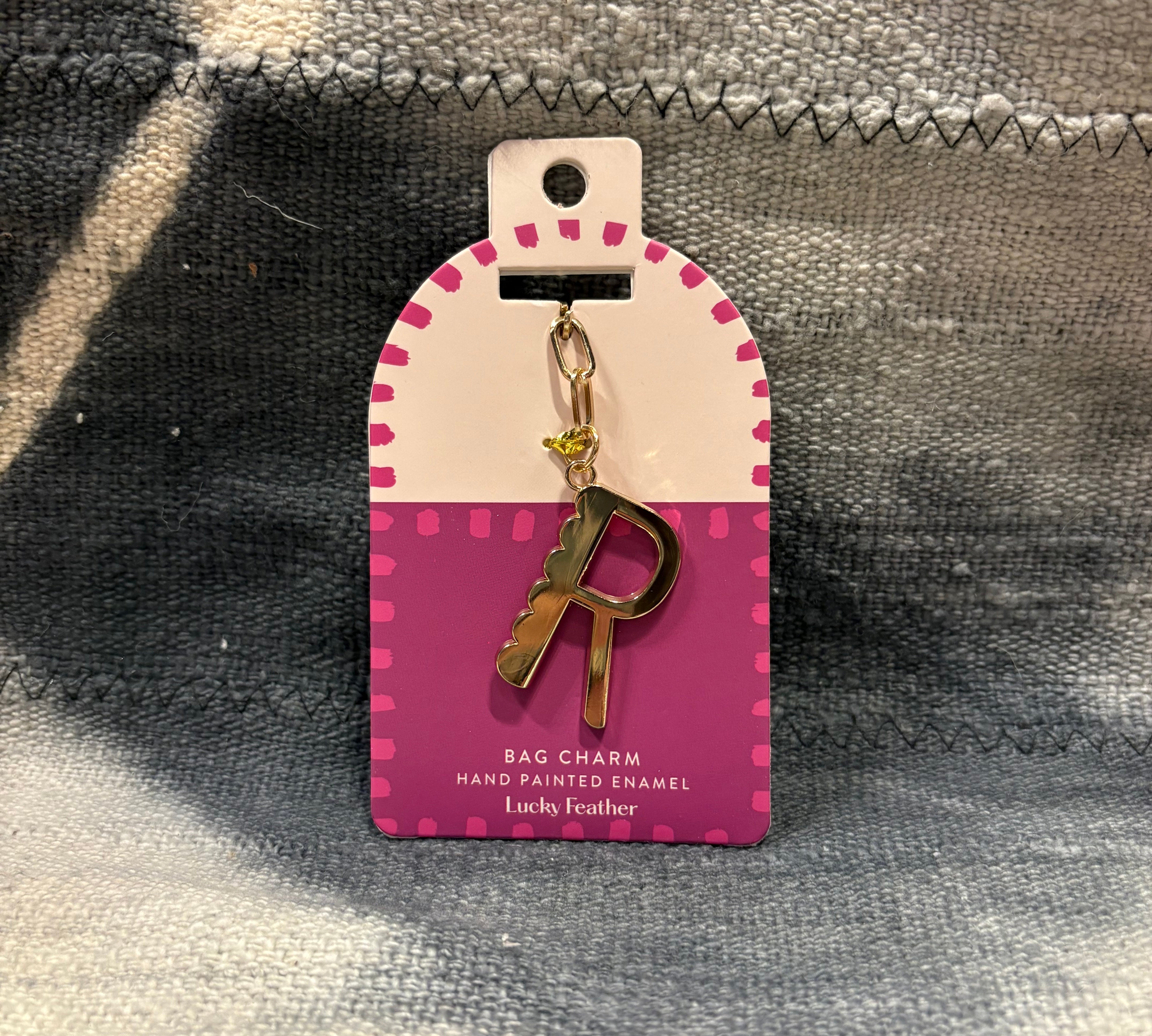 Initial Bag Charm