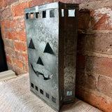 Tin Bag Jack o Lantern 7x3.5x13.5"