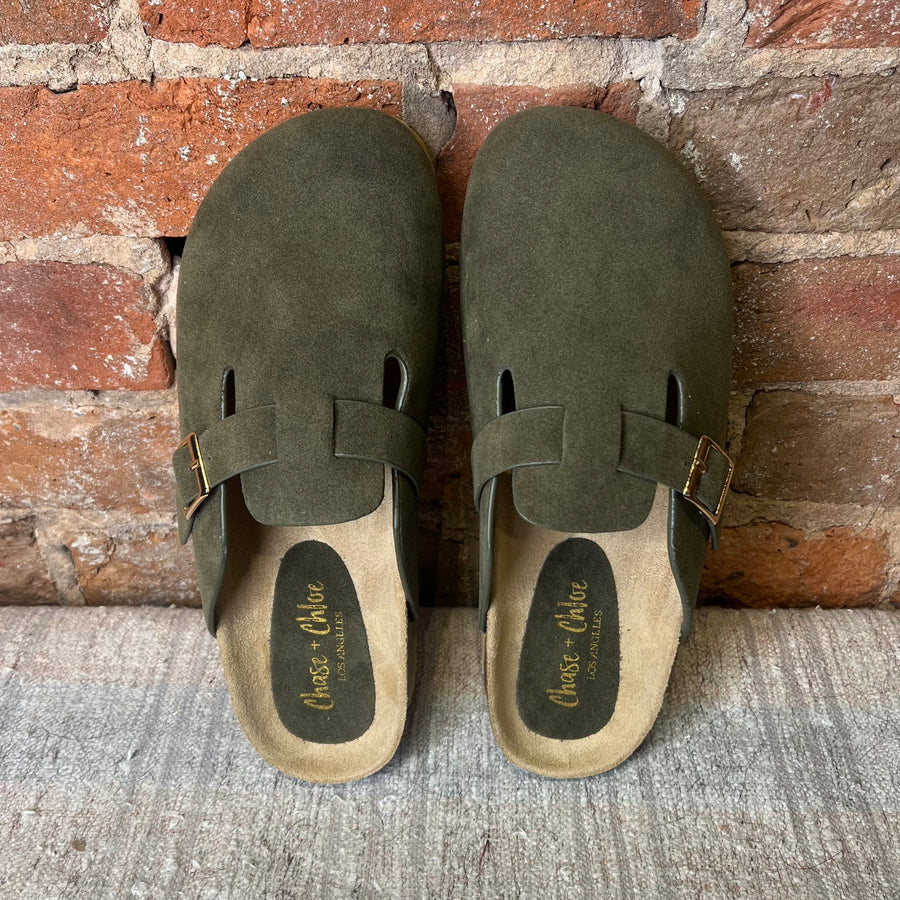 Kalina Square Buckle Clogs