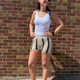 Striped Knit Shorts