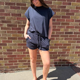 Polka Dot Knit Top