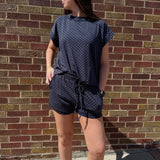 Polka Dot Knit Top