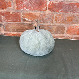 Green Whitewashed Textured Pumpkin