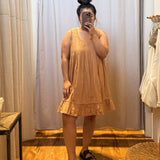 Textured Pintuck MIni Dress