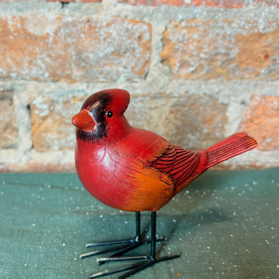 Standing Red Cardinal Figurine 4.25”