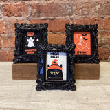 Halloween Wall Decor in Black Frame
