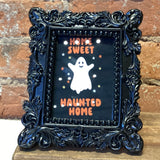 Halloween Wall Decor in Black Frame