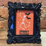 Halloween Wall Decor in Black Frame