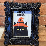 Halloween Wall Decor in Black Frame