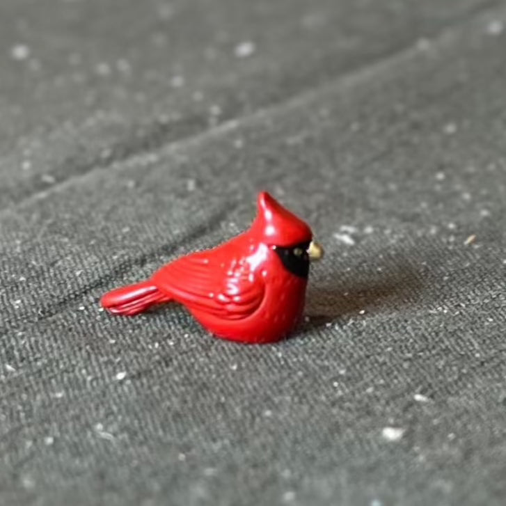 Christmas Cardinal Charm 1”