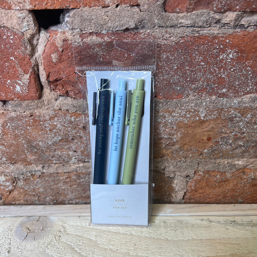 Colorful 3 Piece Pen Set