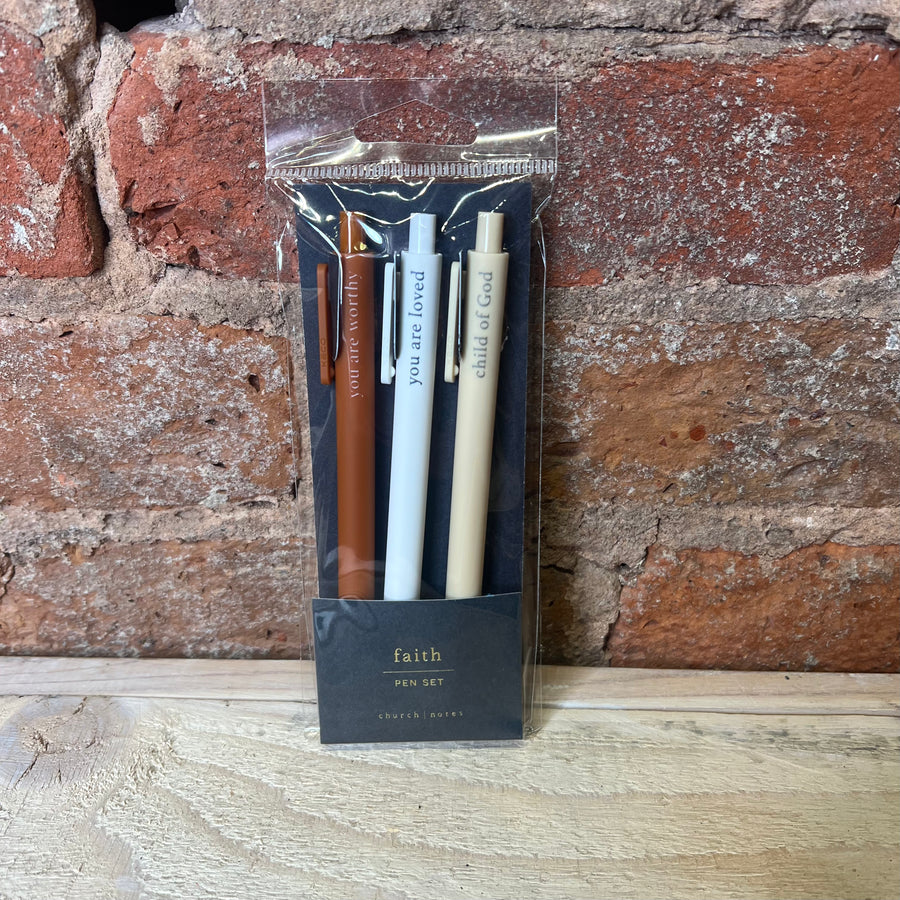 Colorful 3 Piece Pen Set