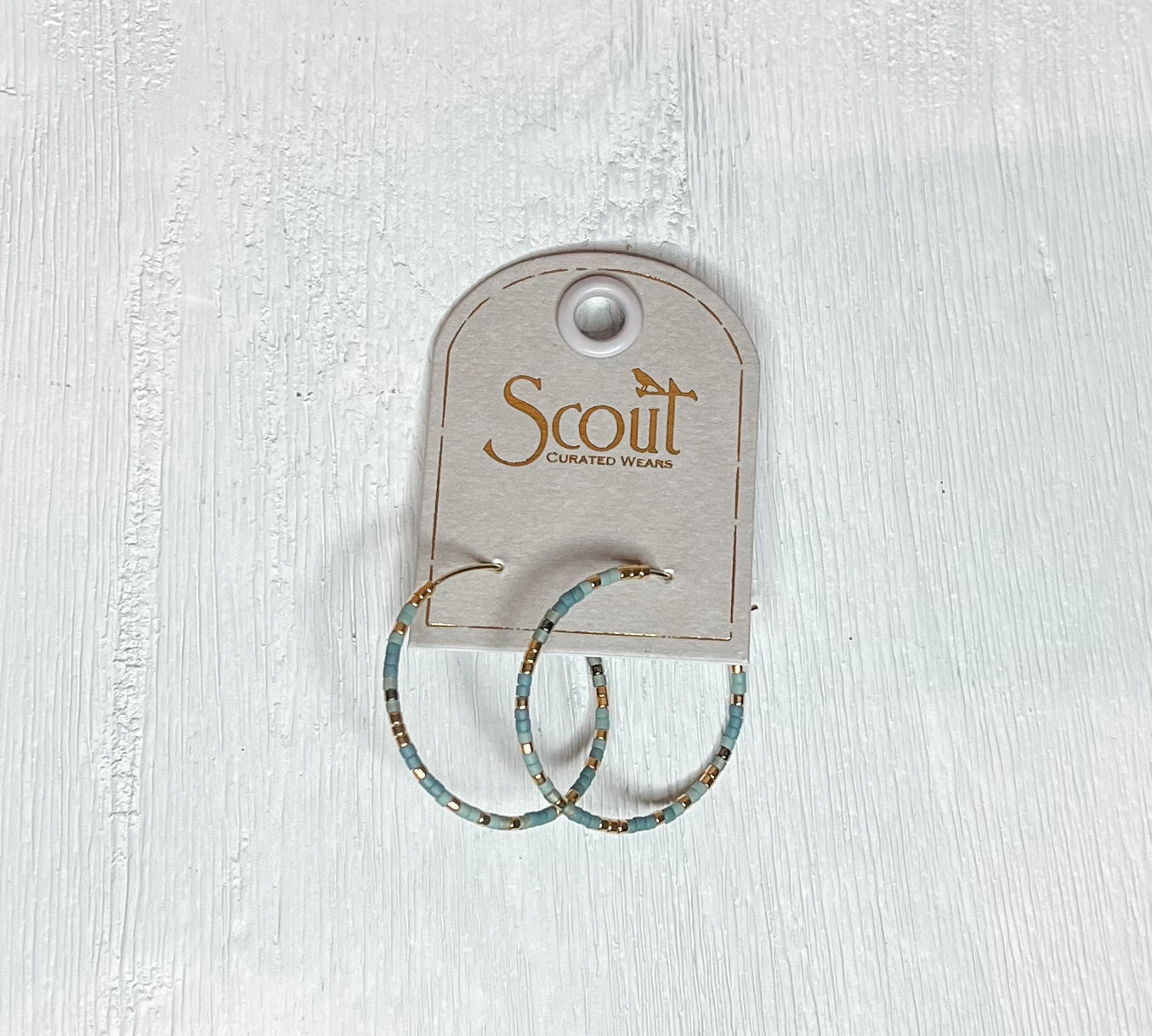 Chromacolor Miyuki Small Hoop Earring
