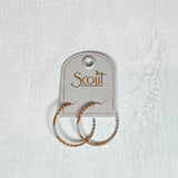 Chromacolor Miyuki Small Hoop Earring