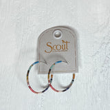 Chromacolor Miyuki Small Hoop Earring