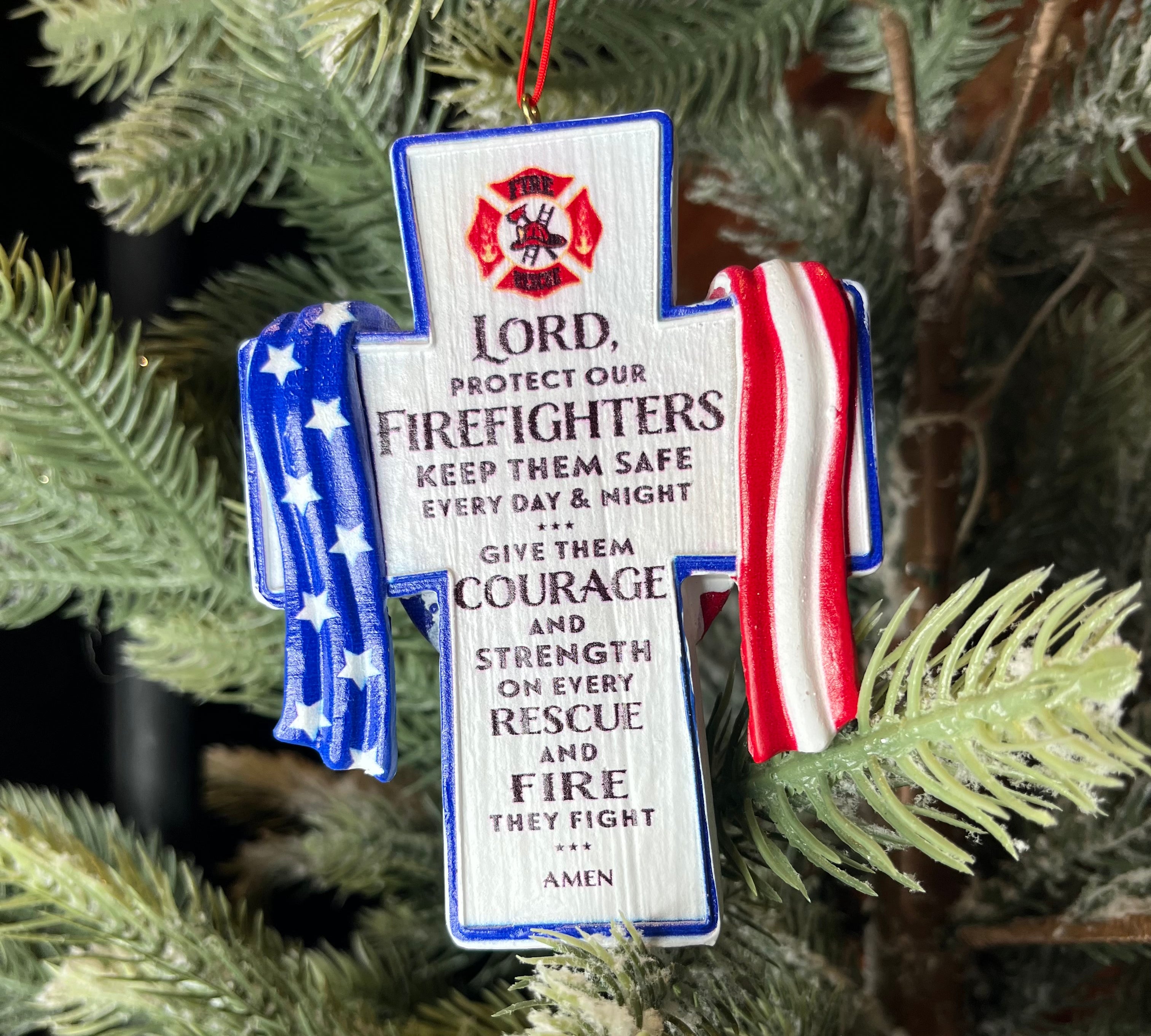 Protect & Serve Orn 3.5x4.5”