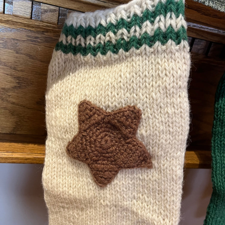 Simple Knit Holiday Icon Stocking 26.5”