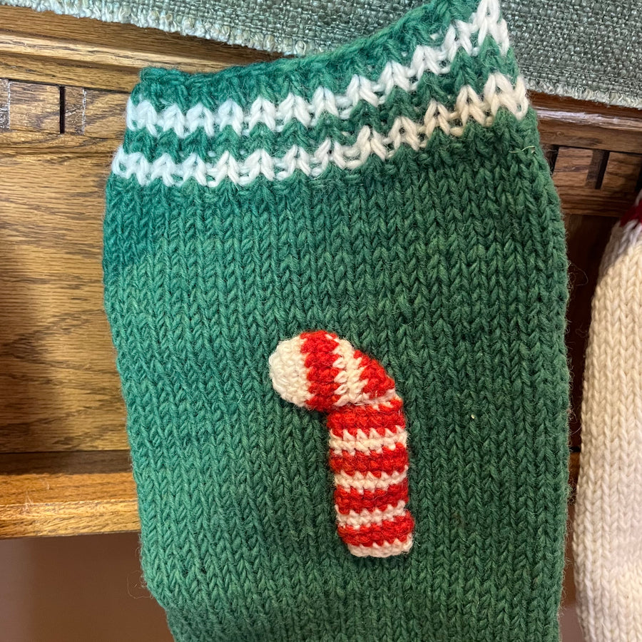 Simple Knit Holiday Icon Stocking 26.5”