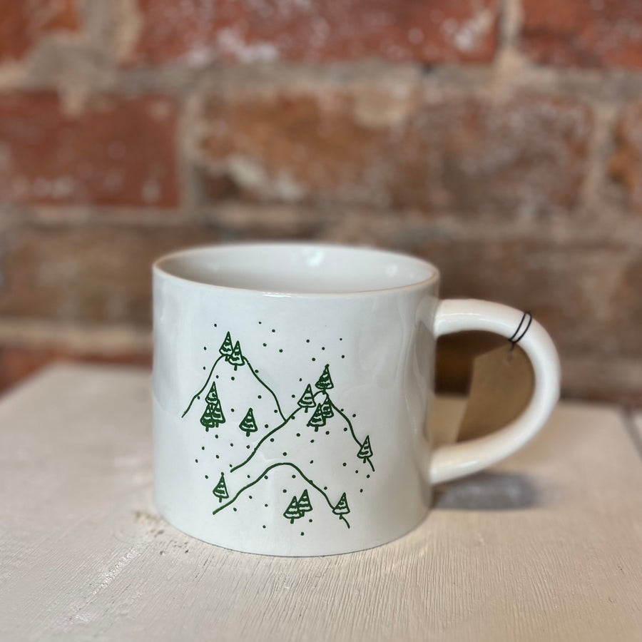 Stoneware Mug w/ Secret Image on Bottom 16oz