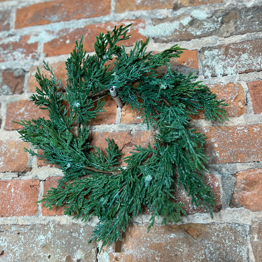 Faux Juniper Wreath 4.5”