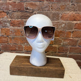 Colorblock Detail Oversize Sunglasses