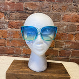 Colorblock Detail Oversize Sunglasses