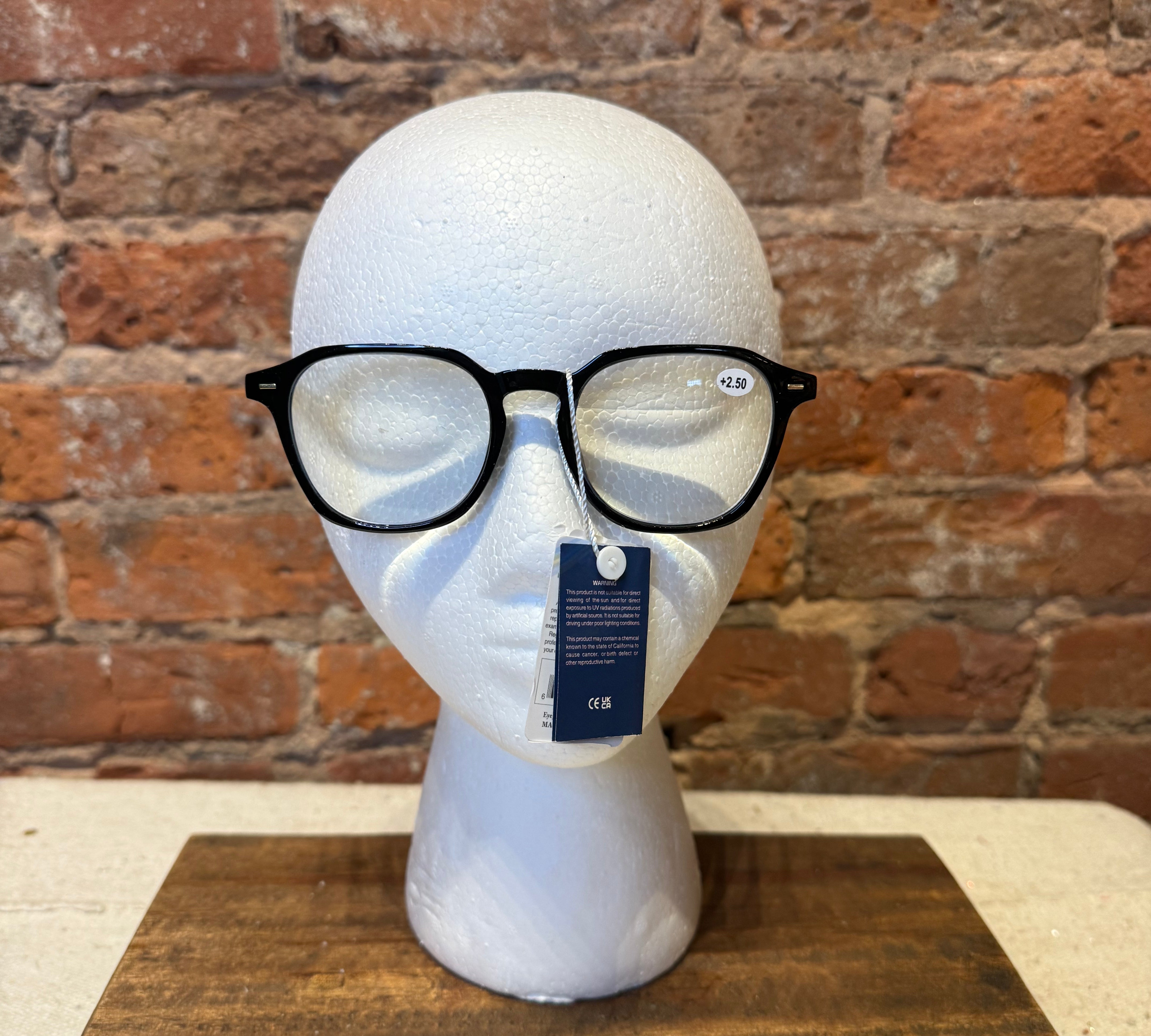Unisex Classic Rounded Square Reading Glasses